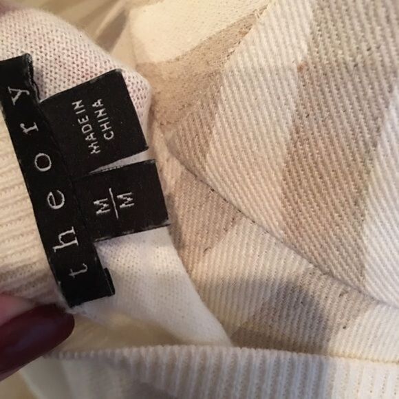 Theory Cotton High Low Tank w Opaque Ruffle - Picture 4 of 11